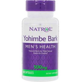 Yohimbe Bark 500 mg от Natrol
